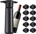 Wine Saver Vacuum Pump with 10 Stoppers