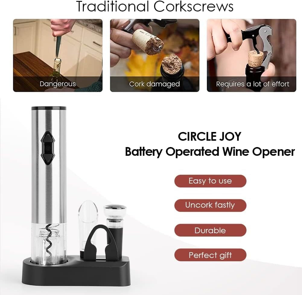 5-In-1 Wine Opener Set Electric