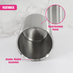 Stainless Steel Champagne Wine Cooler Double-Walled Ice Bucket