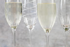 Cheers Crystal Champagne Flutes Set