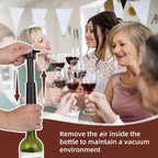Wine Saver Vacuum Pump with 10 Stoppers