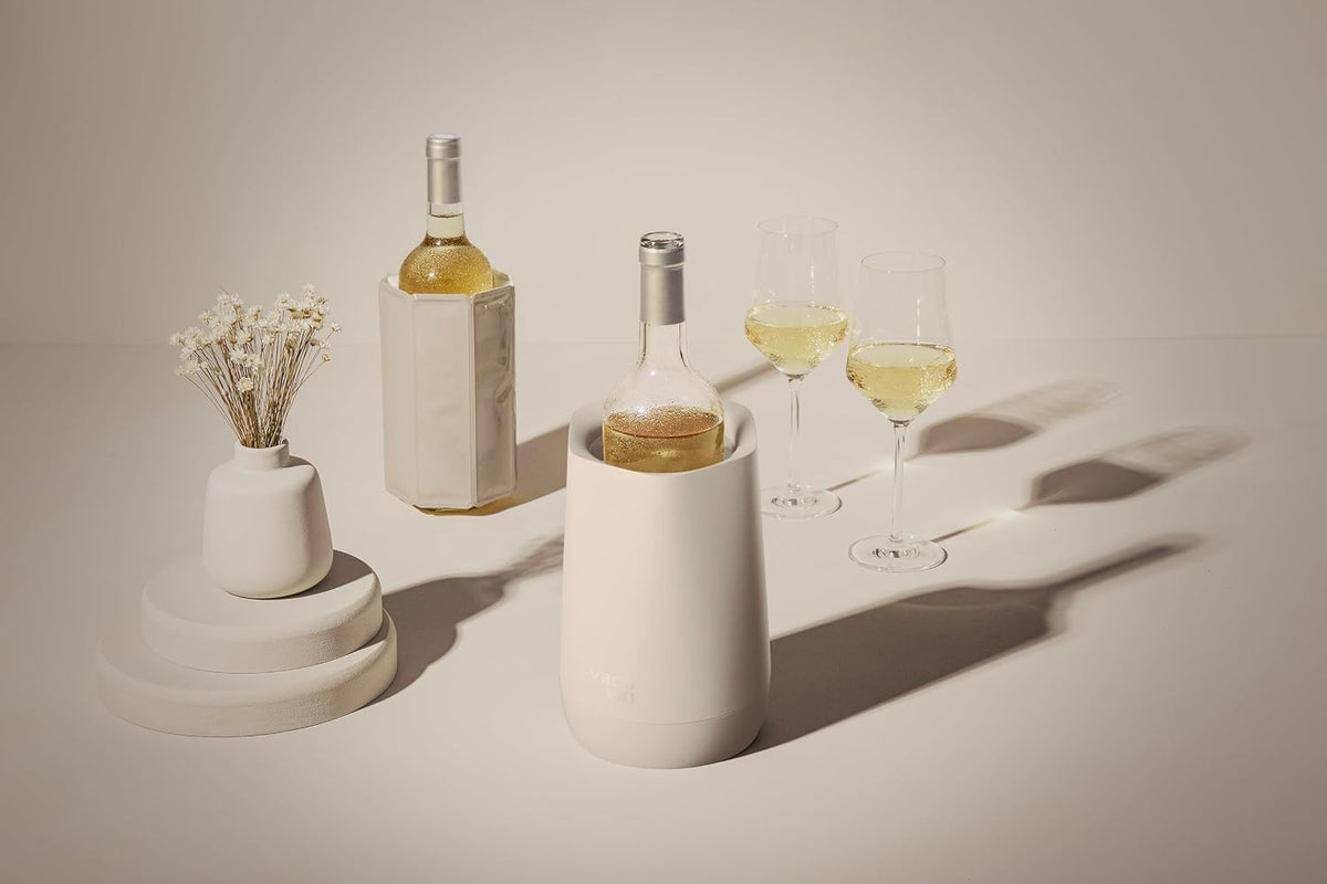 Manchon rafraîchisseur de vin Vacu Vin - coloris sable