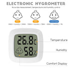 Thermomètre hygromètre digital - fixation aimantée