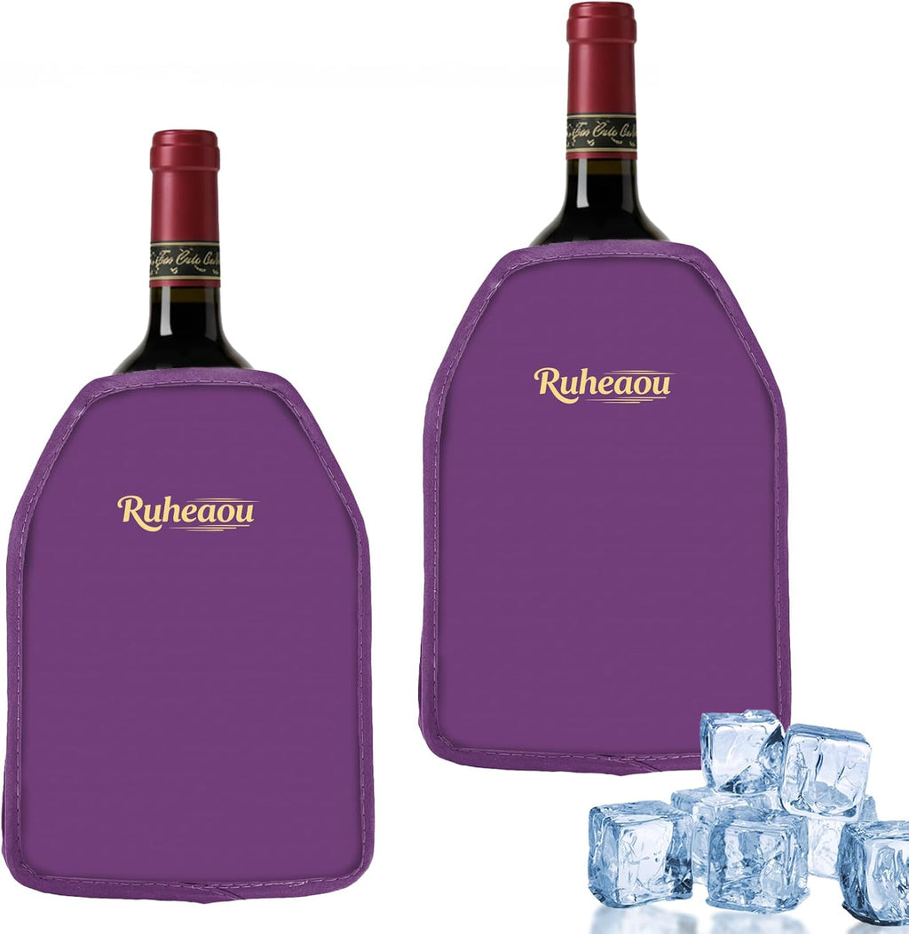 Lot de 2 manchons rafraîchisseurs gel violet
