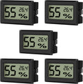 Digital Hygrometer Thermometer 5-Pack