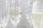 Cheers Crystal Champagne Flutes Set