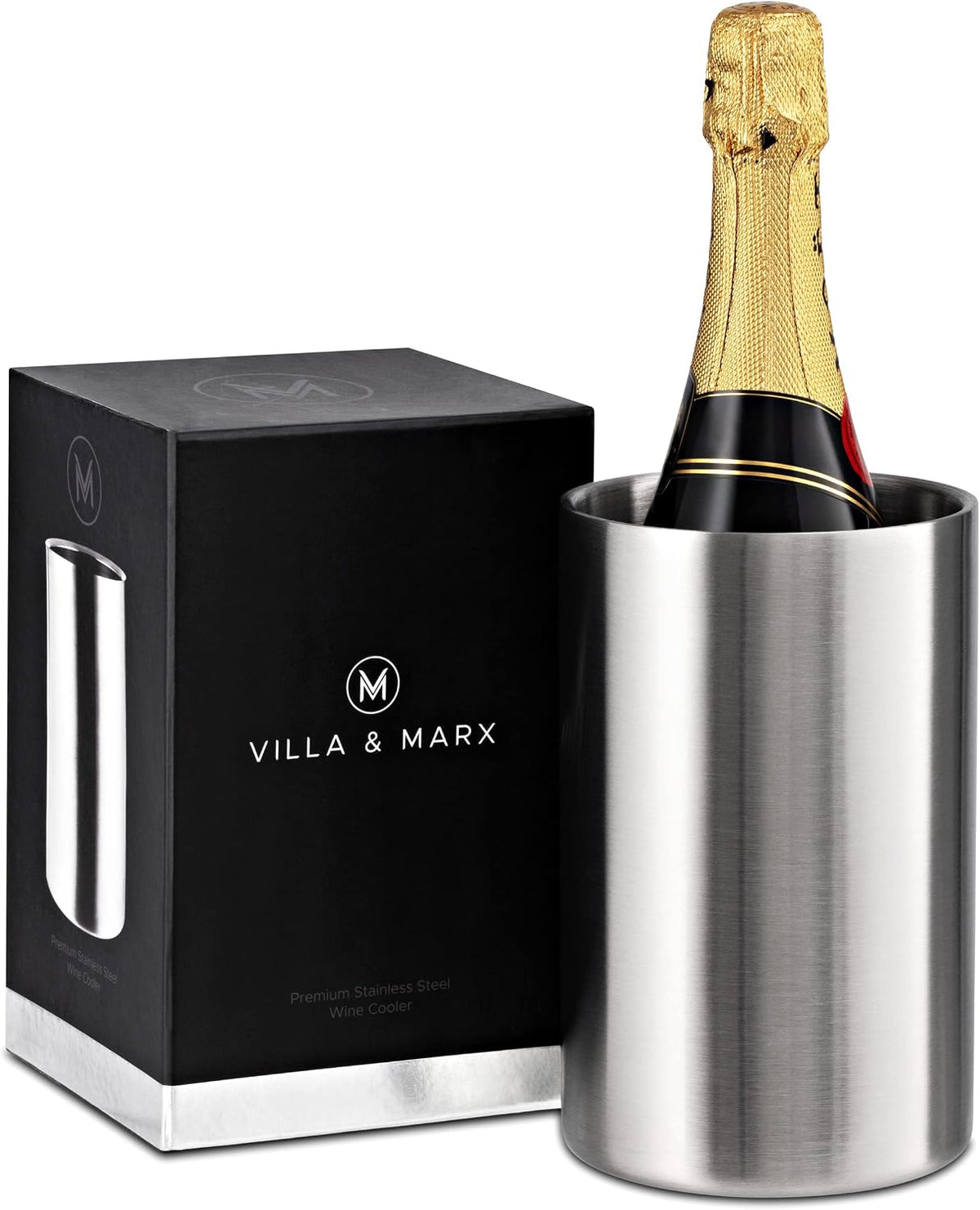 Seau à champagne isotherme en inox