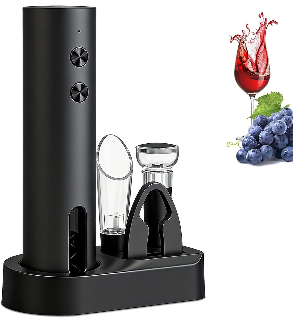 Coffret ouvre-bouteille électrique 5-en-1