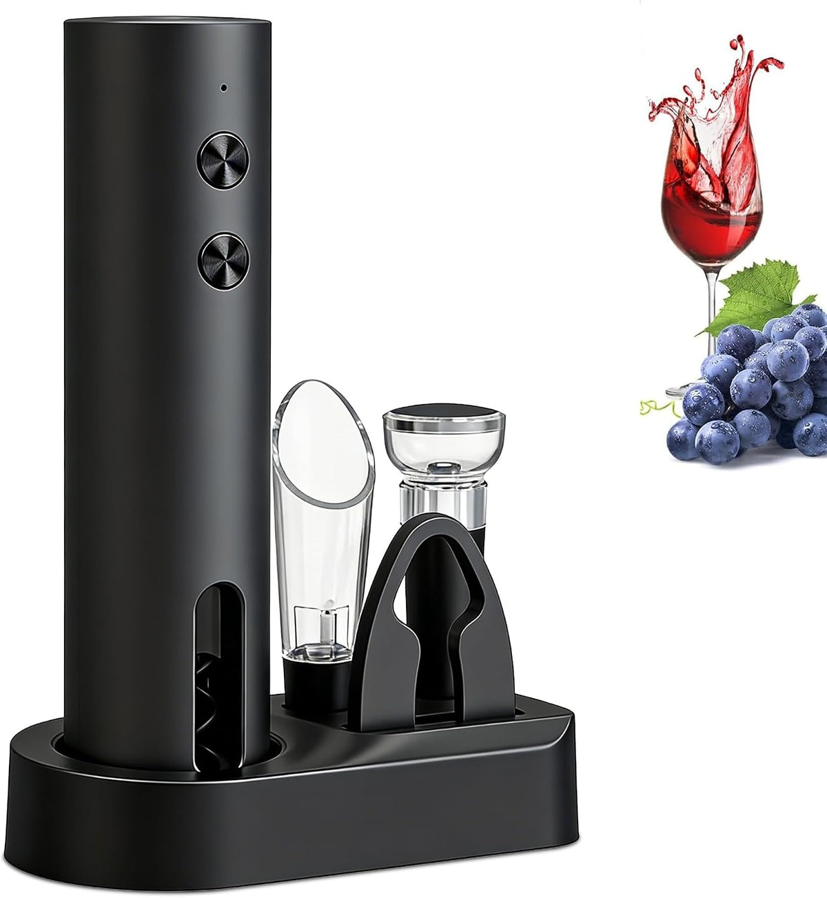 Coffret ouvre-bouteille électrique 5-en-1