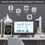 Thermomètre hygromètre digital - indicateur de confort
