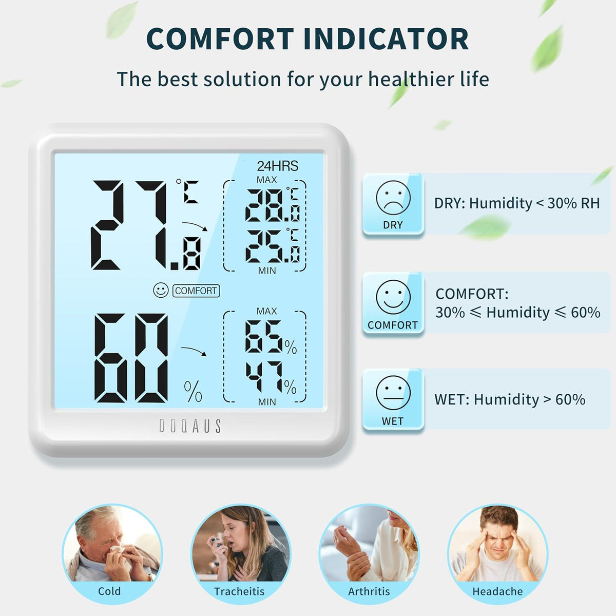 Room Thermometer Hygrometer