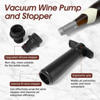 Wine Saver Vacuum Pump with 10 Stoppers