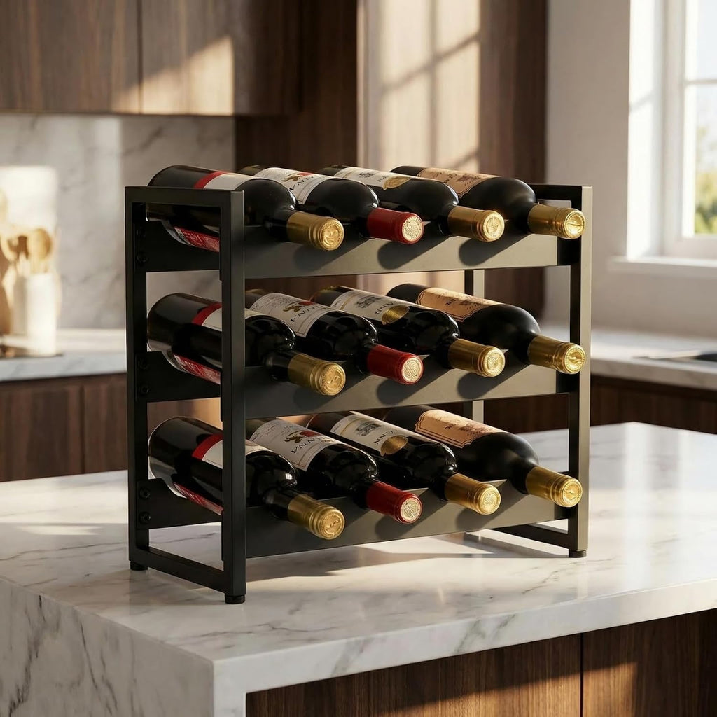 Porte-Bouteilles De Vin Comptoir 12 Bouteilles