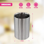 Stainless Steel Champagne Wine Cooler Double-Walled Ice Bucket
