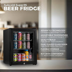 Super35 LED Mini Fridge 35L Table-Top Wine Fridge