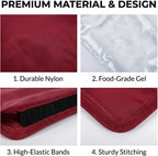 Wine Cooler Gel Sleeve Purple 2-Pack